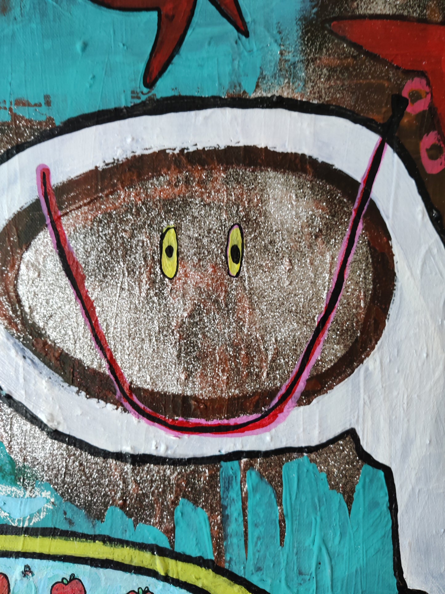 “Cute Purpose”, 2023 – Original Neo-Expressionist Pop Art