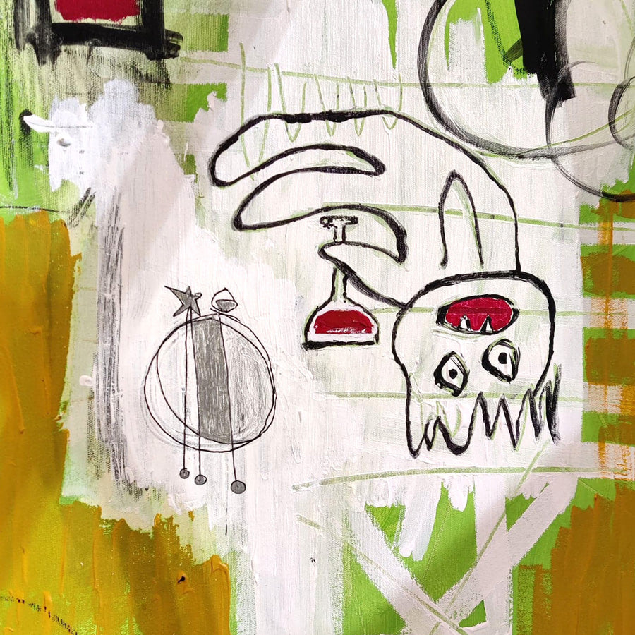 “All Shiny Things Makes Sense”, 2022 – Original Neo-Expressionist
