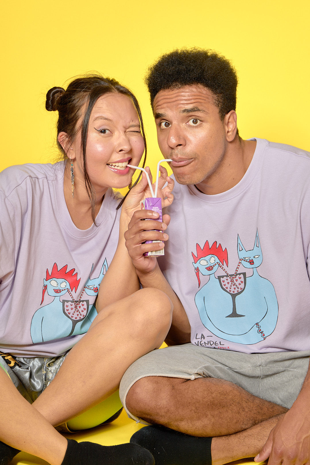 Drunk on Love, Oversize unisex T-shirt – Lavendelfabrik