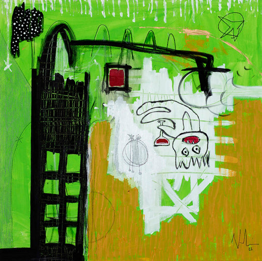 “All Shiny Things Makes Sense”, 2022 – Original Neo-Expressionist