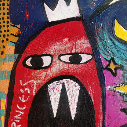 “Princess Pokémon”, 2024 – Original Neo-Expressionist Pop Art