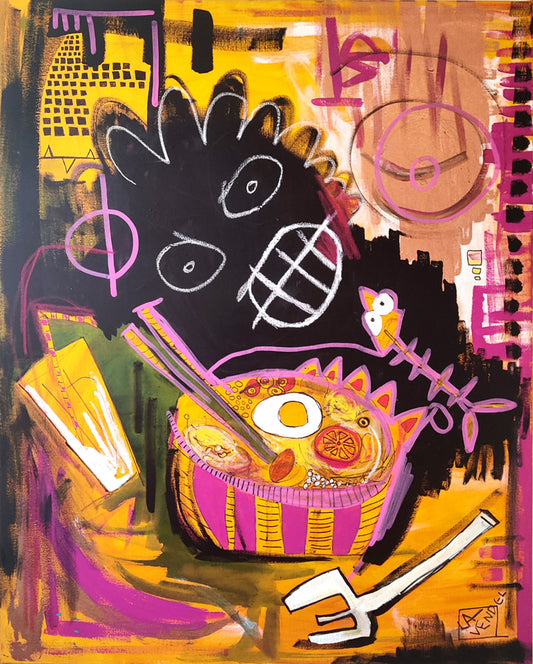 “Rosenhjärna”, 2022 – Original Neo-Expressionist