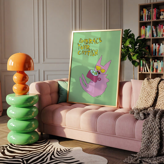 Cat Fish, Fine Art Print