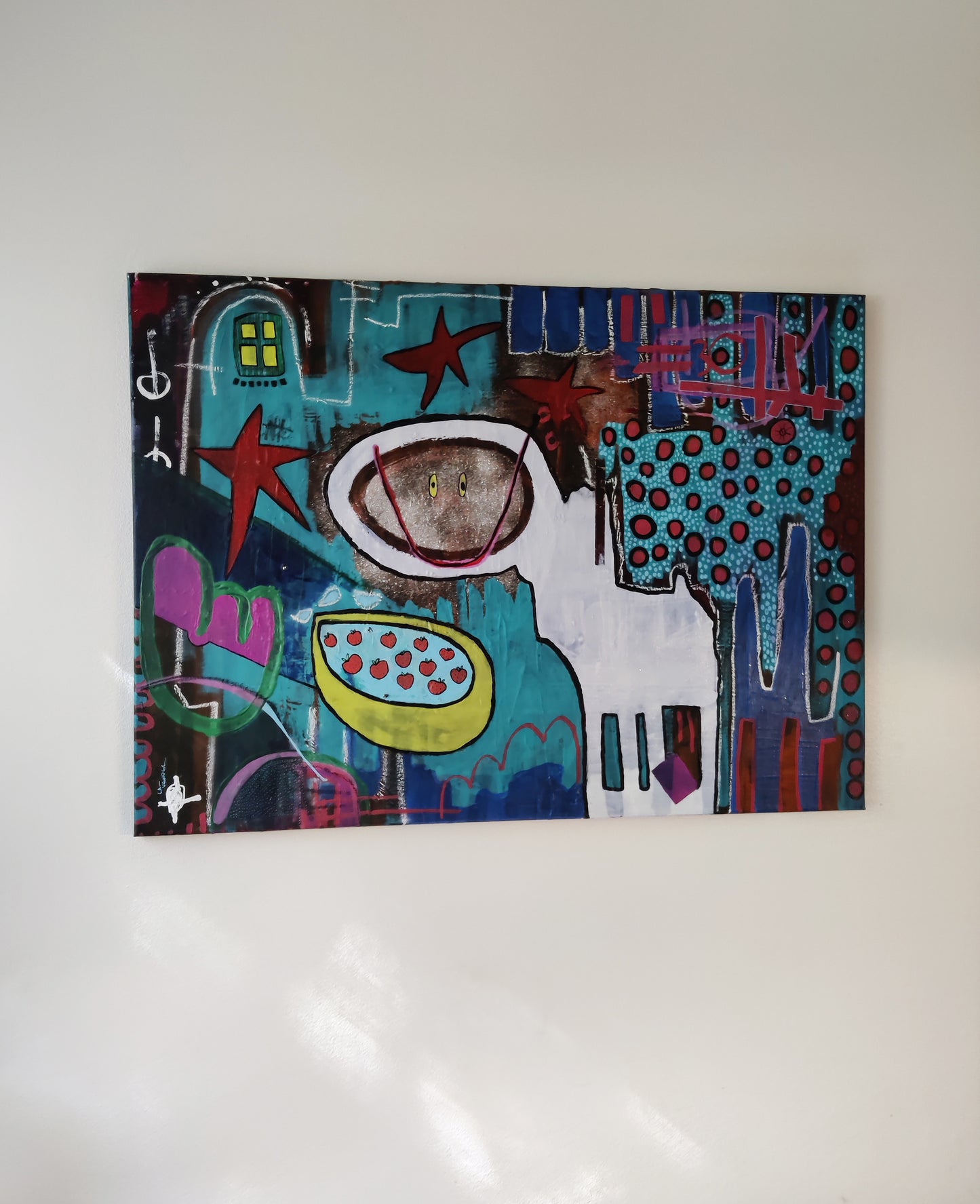 “Cute Purpose”, 2023 – Original Neo-Expressionist Pop Art