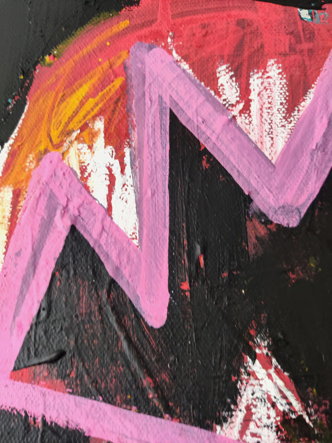 “Let's Go to Disneyland and Find Out”, 2023 – Original Neo-Expressionist