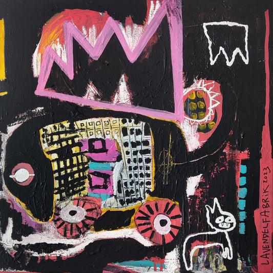 “Let's Go to Disneyland and Find Out”, 2023 – Original Neo-Expressionist