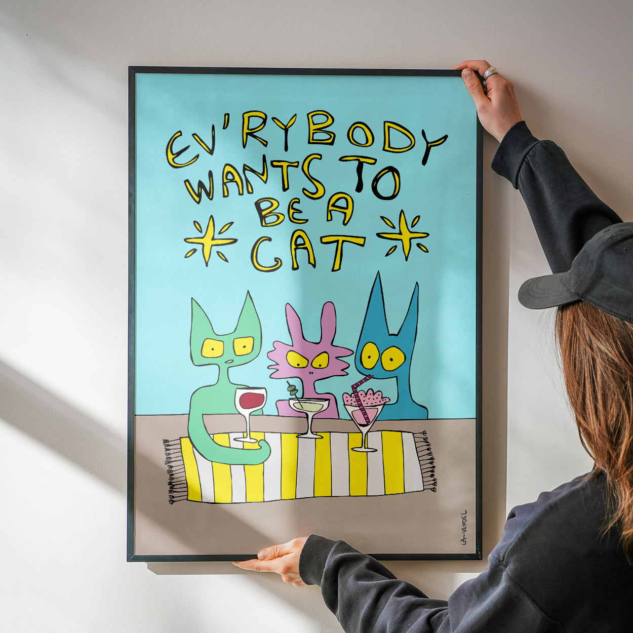 Everybody Wants To Be A Cat, Fine Art Print