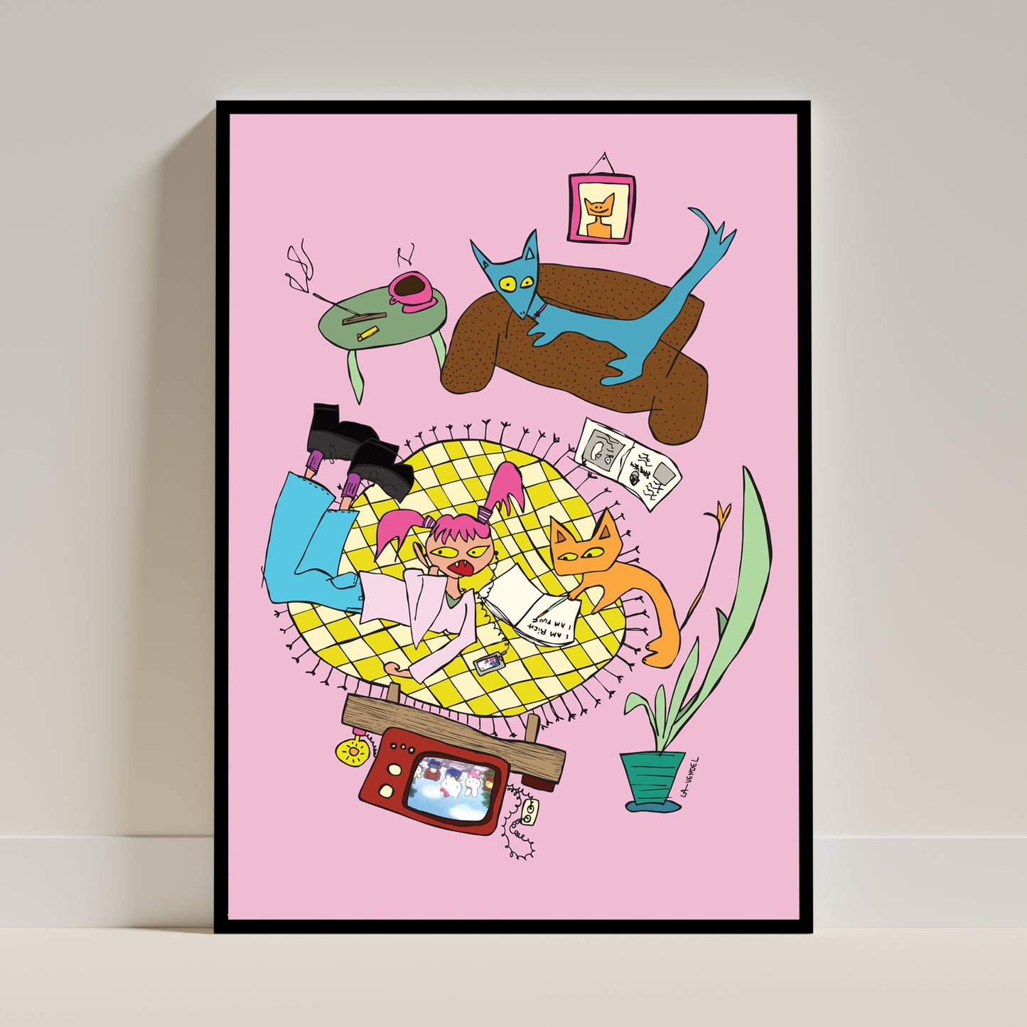 I am Fluffy, Fine Art Print