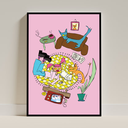 I am Fluffy, Fine Art Print