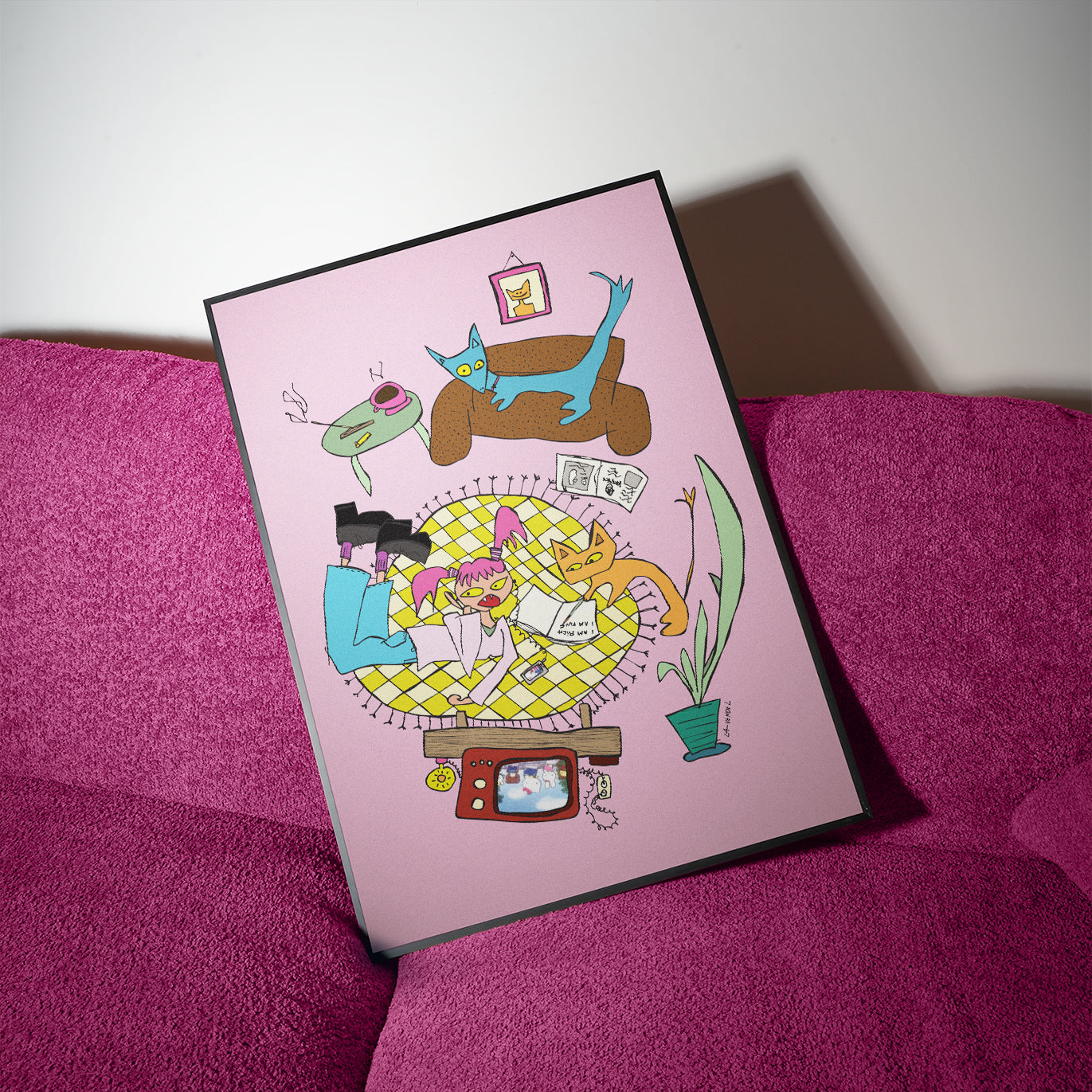 I am Fluffy, Fine Art Print