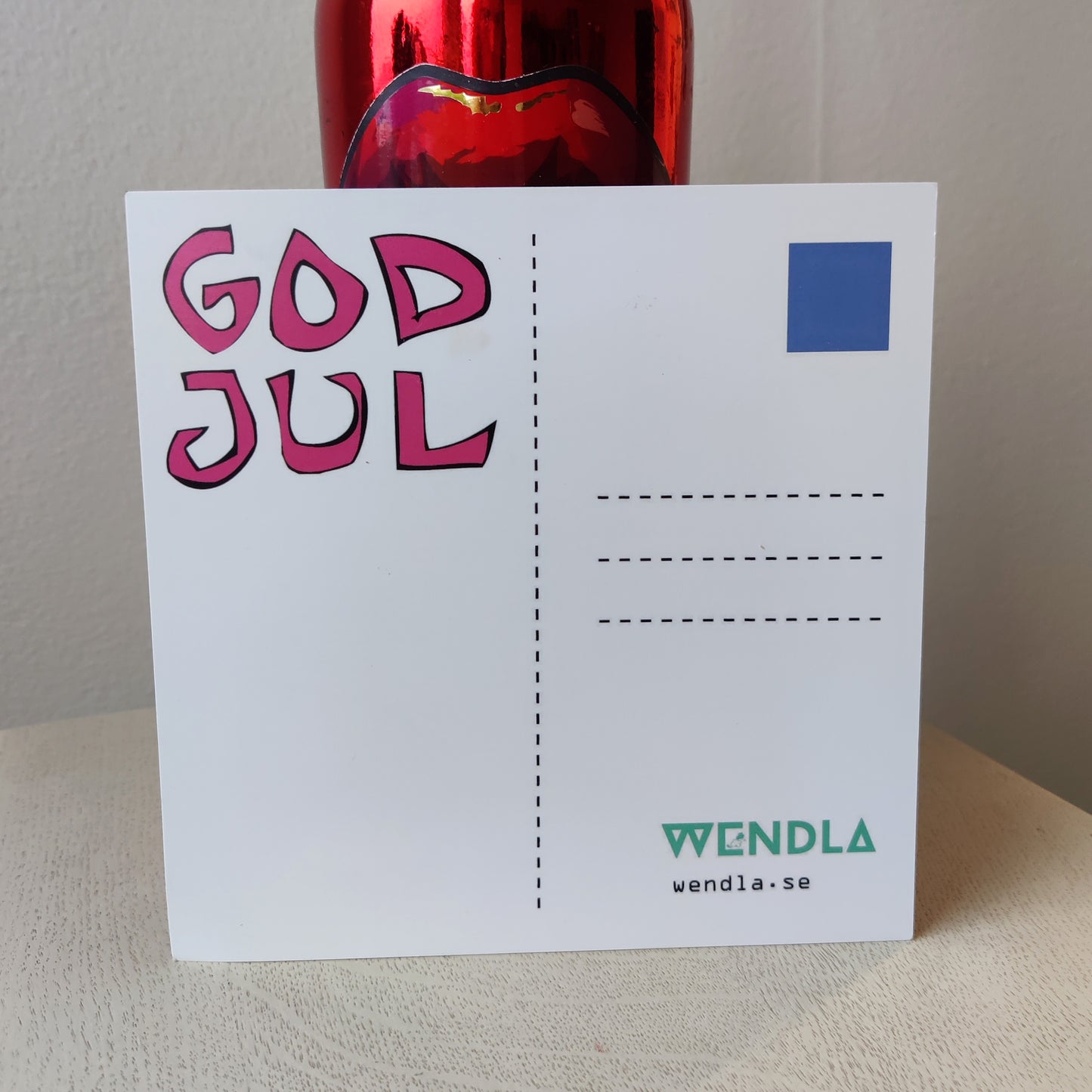 Lussehäst, Christmas Postcard