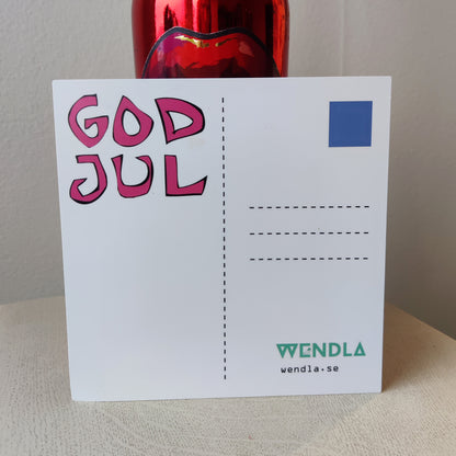 Lussehäst, Christmas Postcard