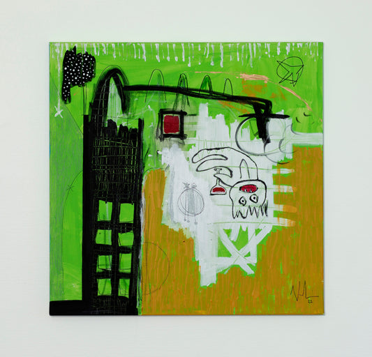 “All Shiny Things Makes Sense”, 2022 – Original Neo-Expressionist