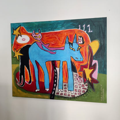 “Year of the Fire Horse”, Original Neo-Expressionist