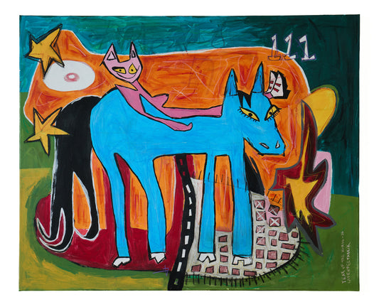 “Year of the Fire Horse”, Original Neo-Expressionist